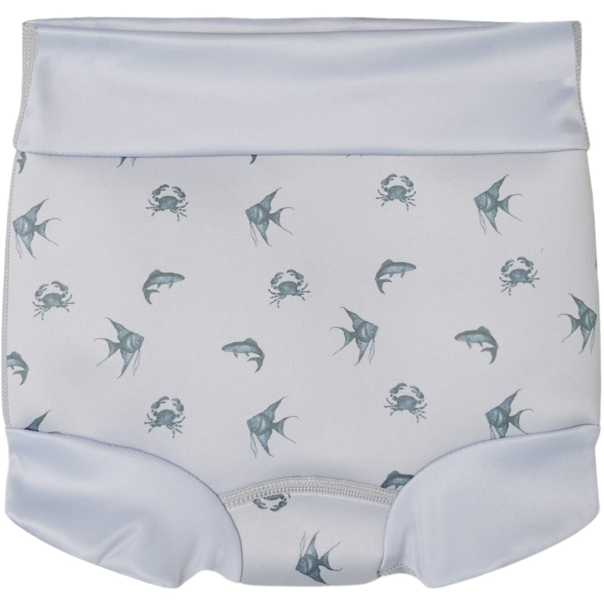 Lil'Atelier Vapor Blue Fero Swim Brief With Shield