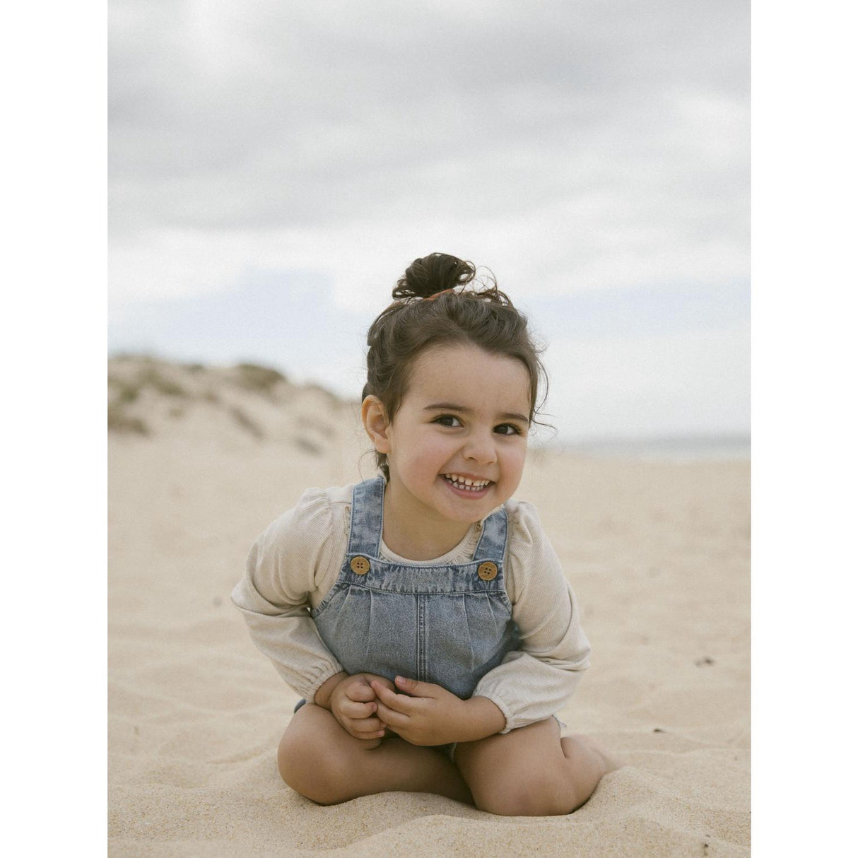 Lil'Atelier Turtledove Melange Darla Slim Blouse