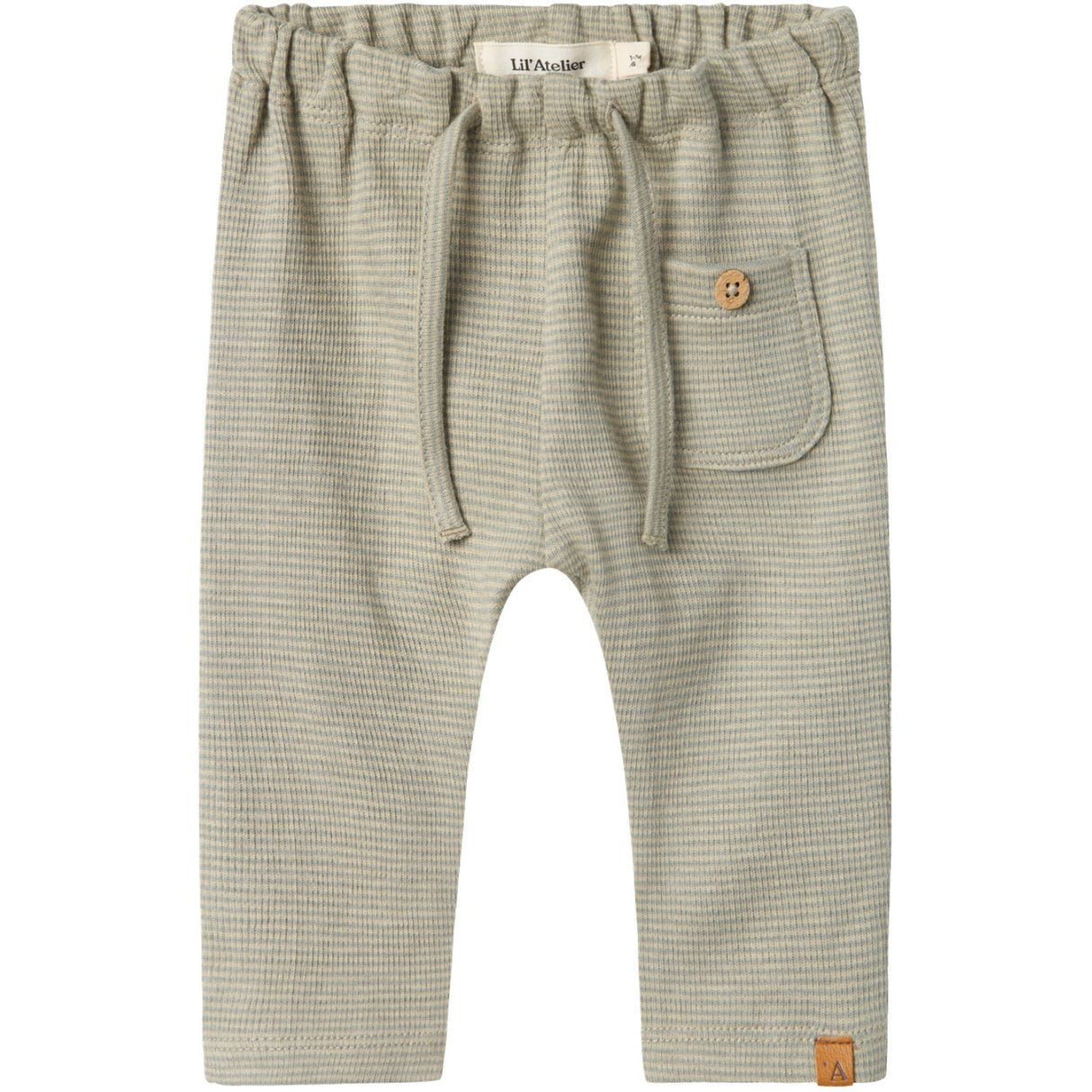 Lil'Atelier Moss Gray Feng Loose Pants