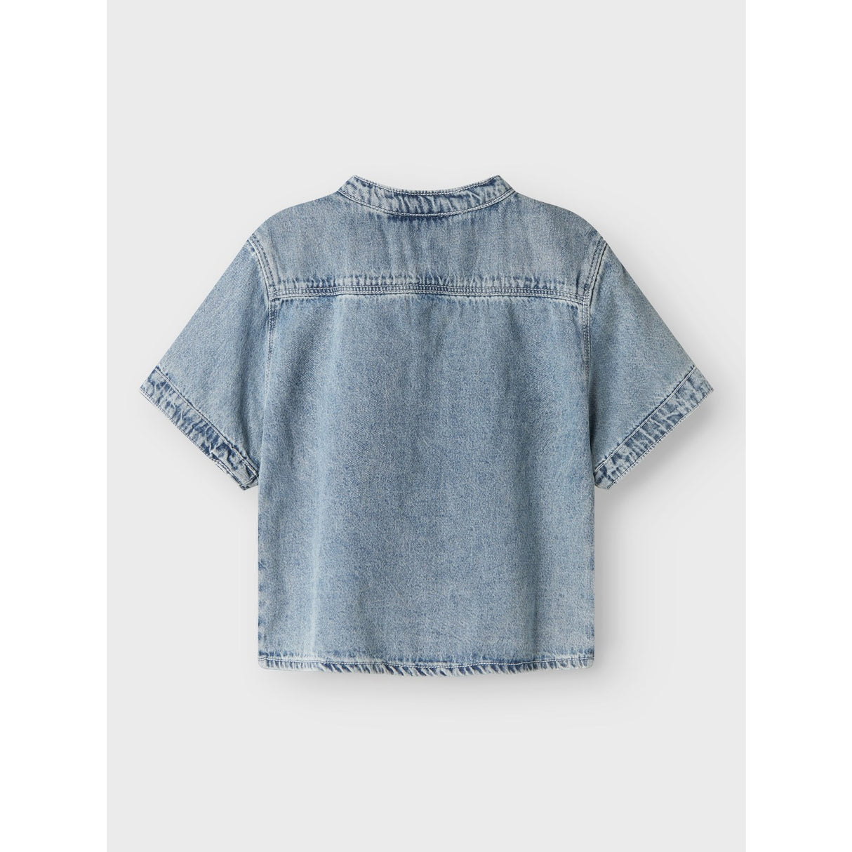 Lil'Atelier Medium Blue Denim Fundo Loose Denim Shirt
