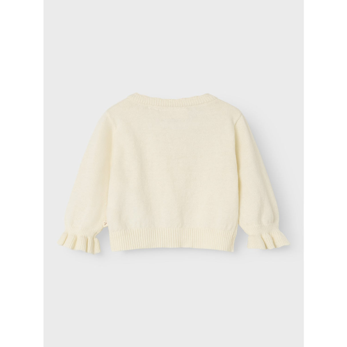 Lil'Atelier Coconut Milk Fauci Fia Short Knit Cardigan