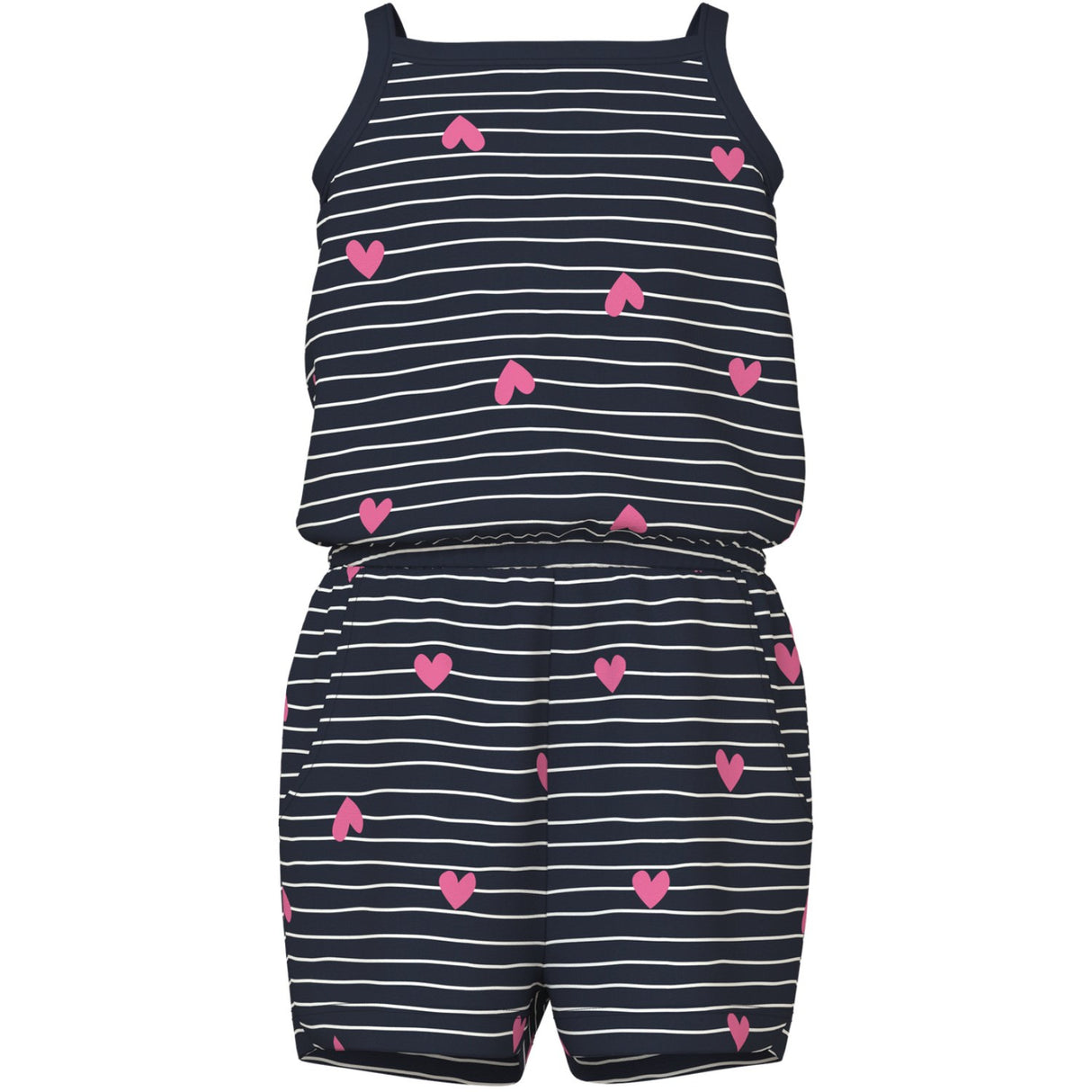 Name It Dark Sapphire Hearts Vigga Strap Suit