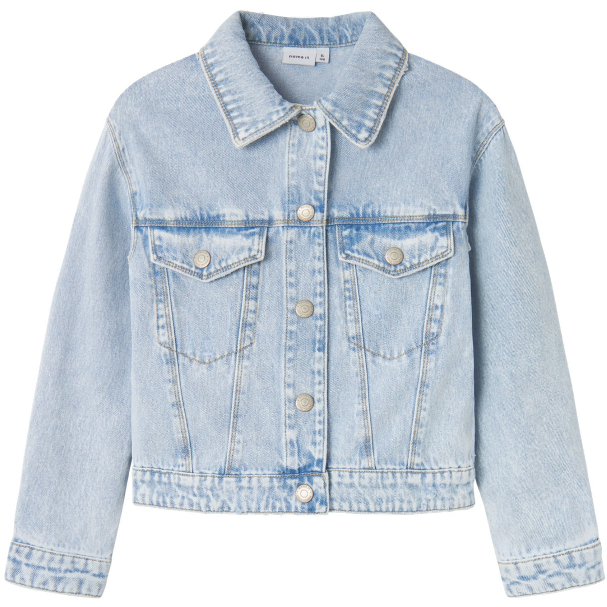 Name It Light Blue Bleached Denim Mila Denim Jacket Noos