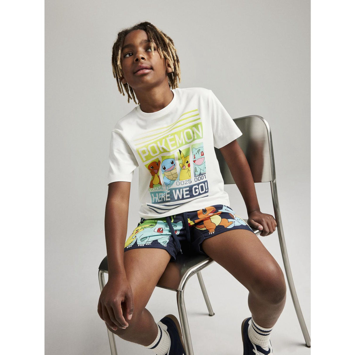 Name It Navy Blazer Macsen Pokemon Swimshorts