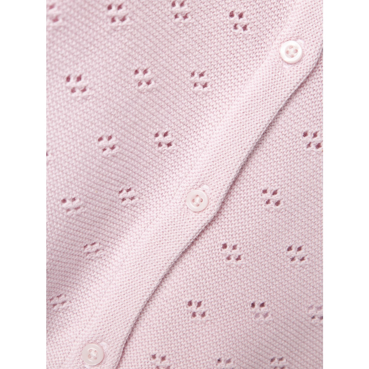 Name It Light Lilac Fie Knit Cardigan