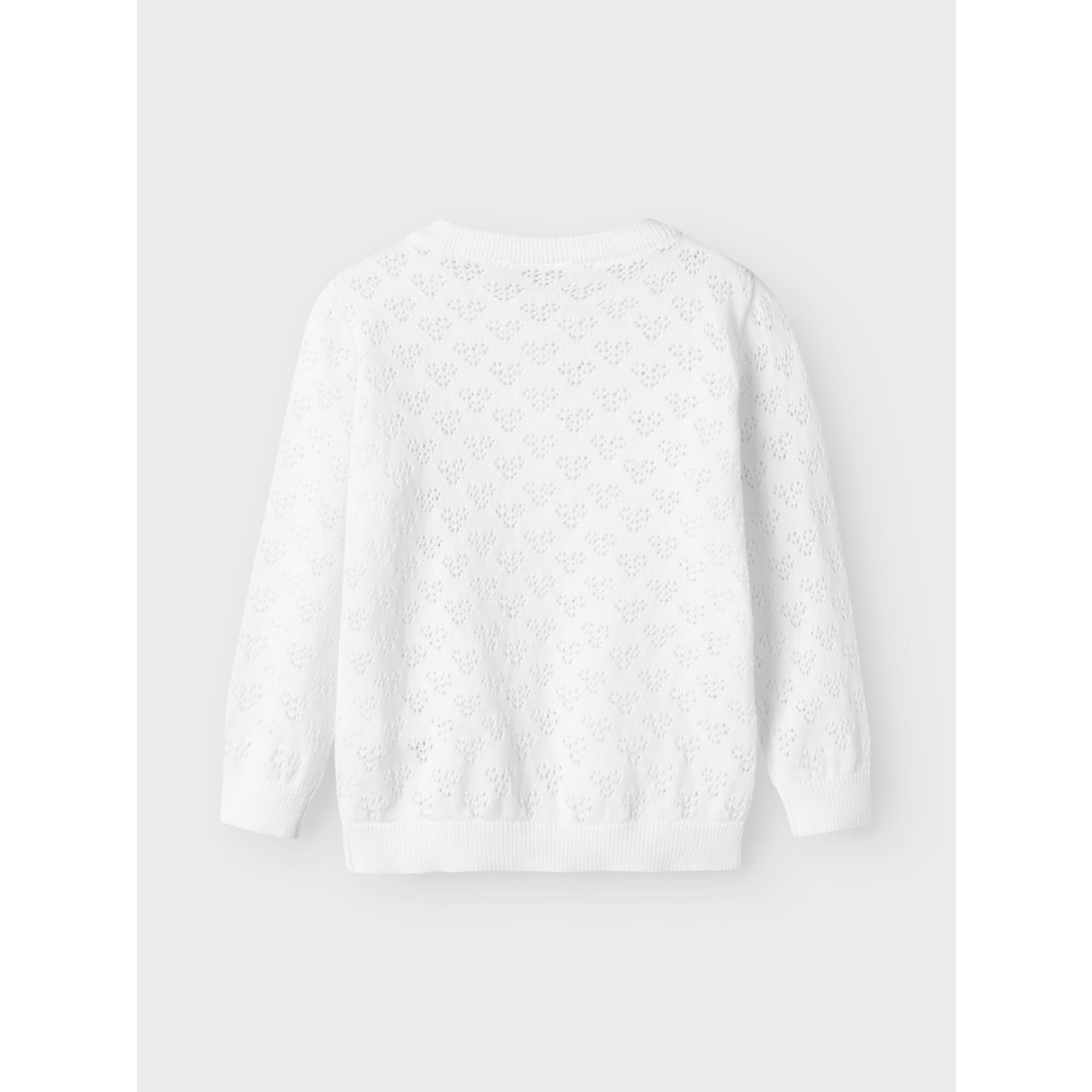 Name It Bright White Felotte Knit Cardigan