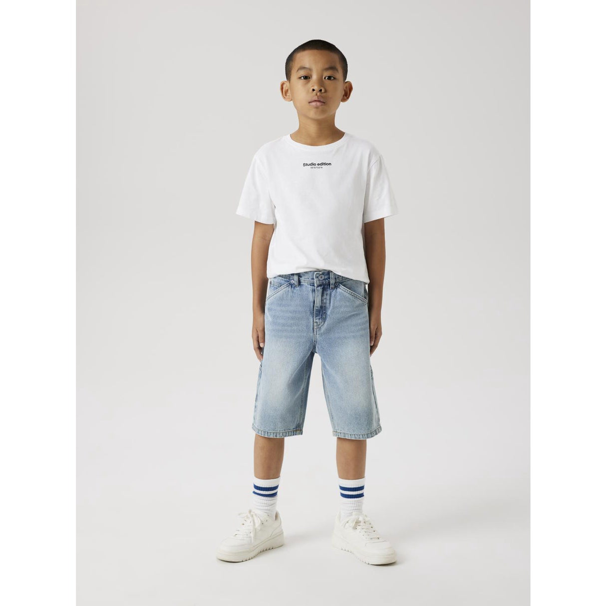 Name It Light Blue Denim Ryan Bermuda Shorts Noos
