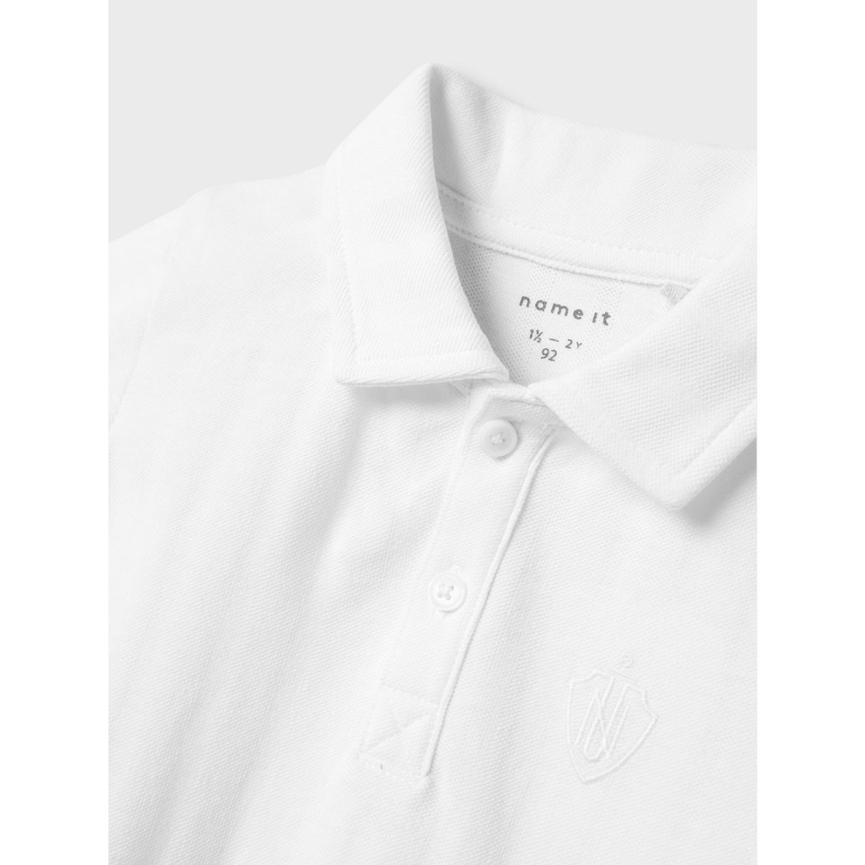 Name It Bright White Fene Polo