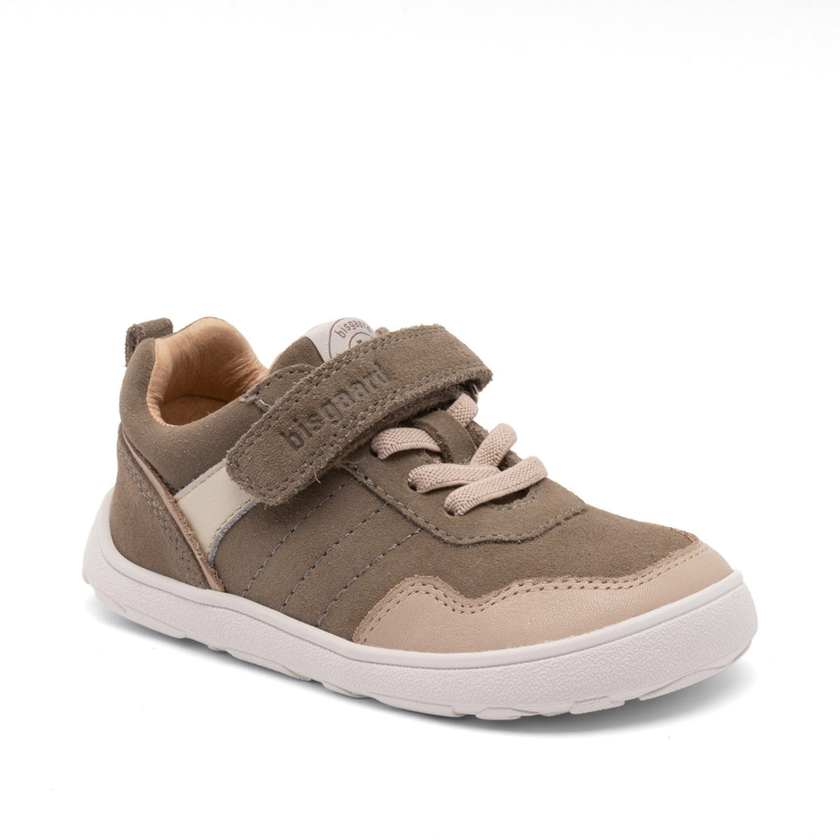 Bisgaard Khaki Barefoot Baloo Velcro Shoe