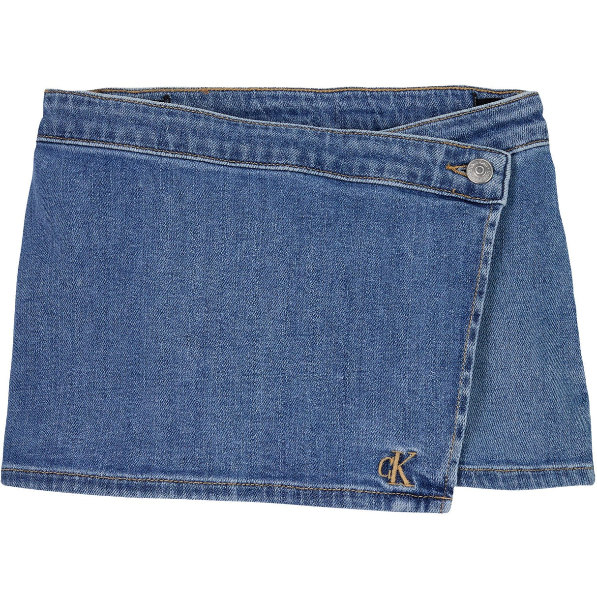 Calvin Klein Soft Blue Comfort Denim Skort Soft Blue Comf Shorts