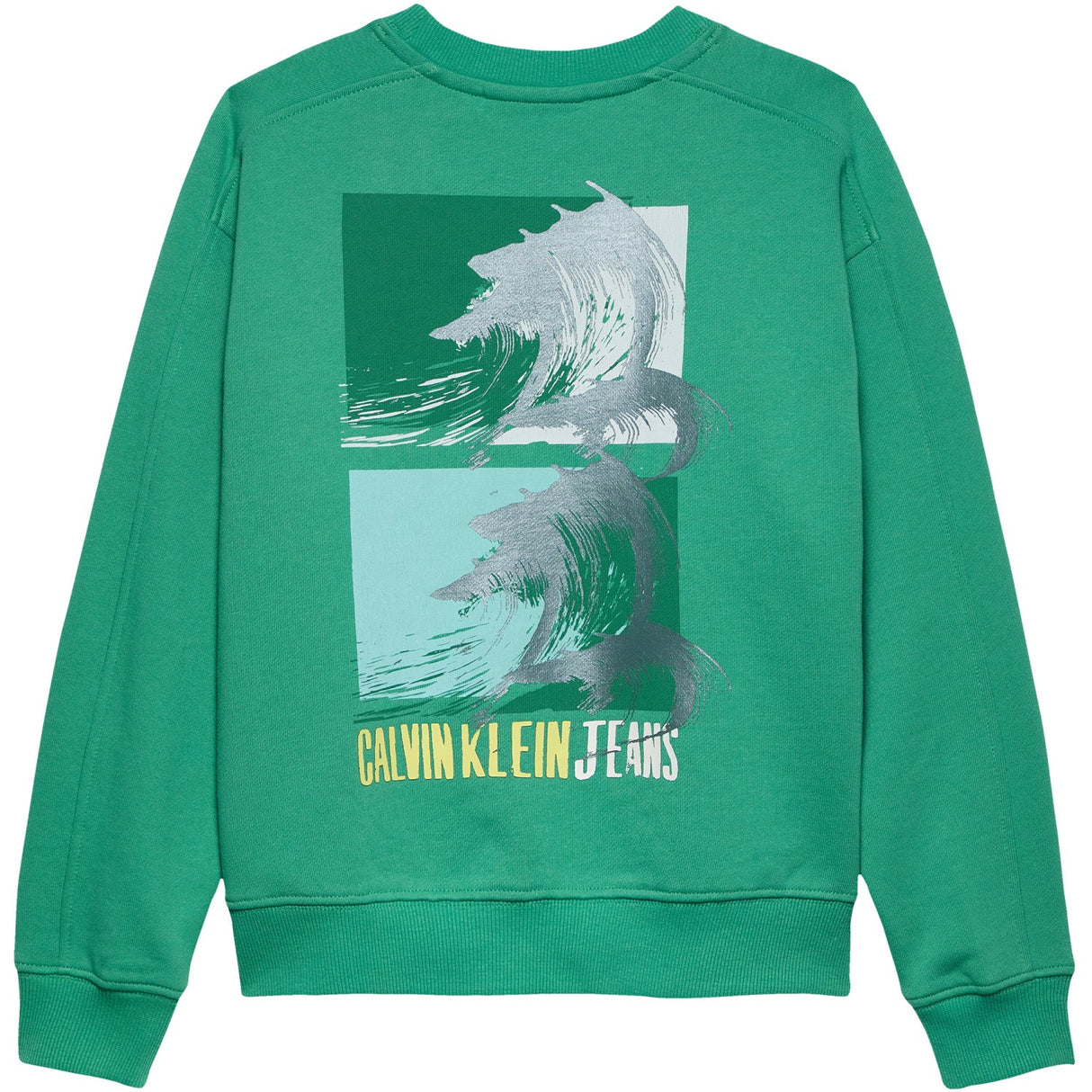 Calvin Klein Bahama Green Summer Backprint Cn Hoodie