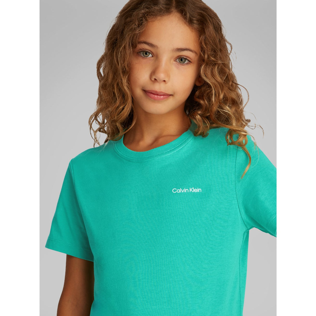 Calvin Klein Bahama Green Chest Inst.Logo Ss T-Shirt