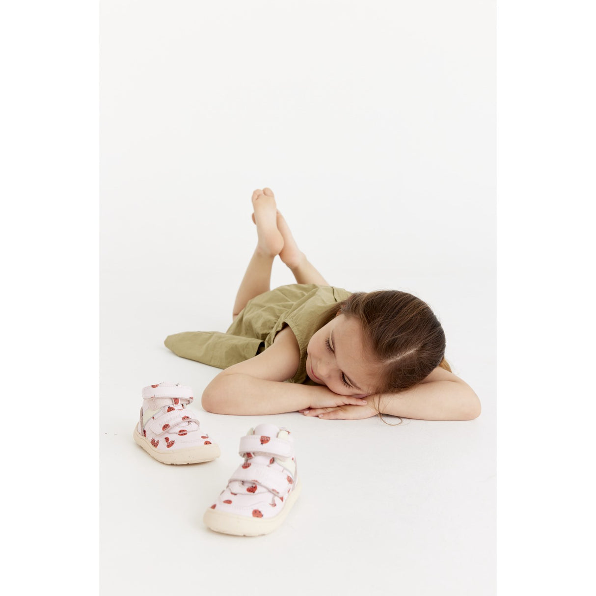 Bisgaard Lady Bugs Barefoot Becky First Step Shoe