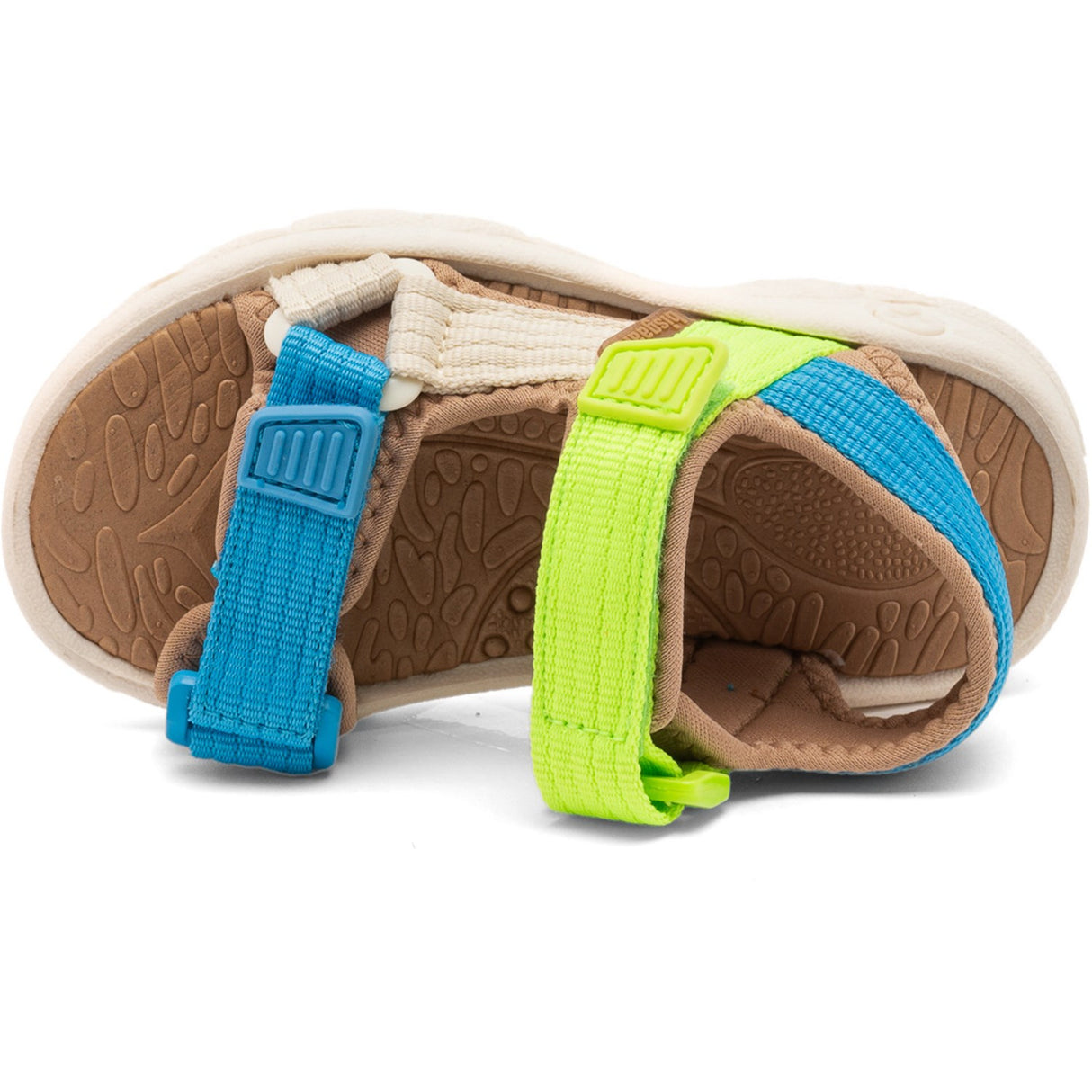 Bisgaard Bright Blue/Green Nico Sandal