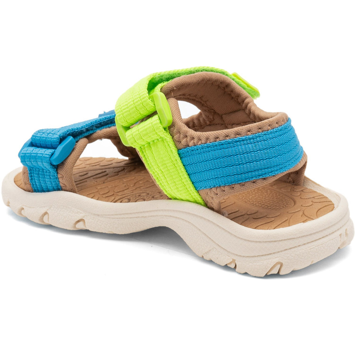 Bisgaard Bright Blue/Green Nico Sandal