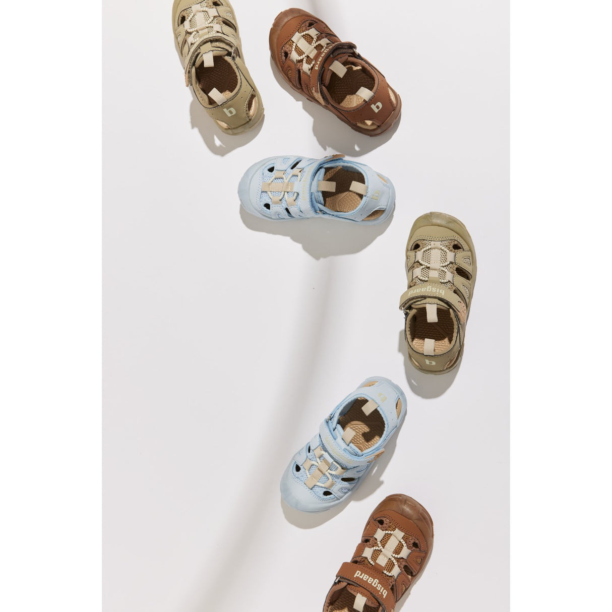 Bisgaard Baby Blue Parker Velcro Shoe