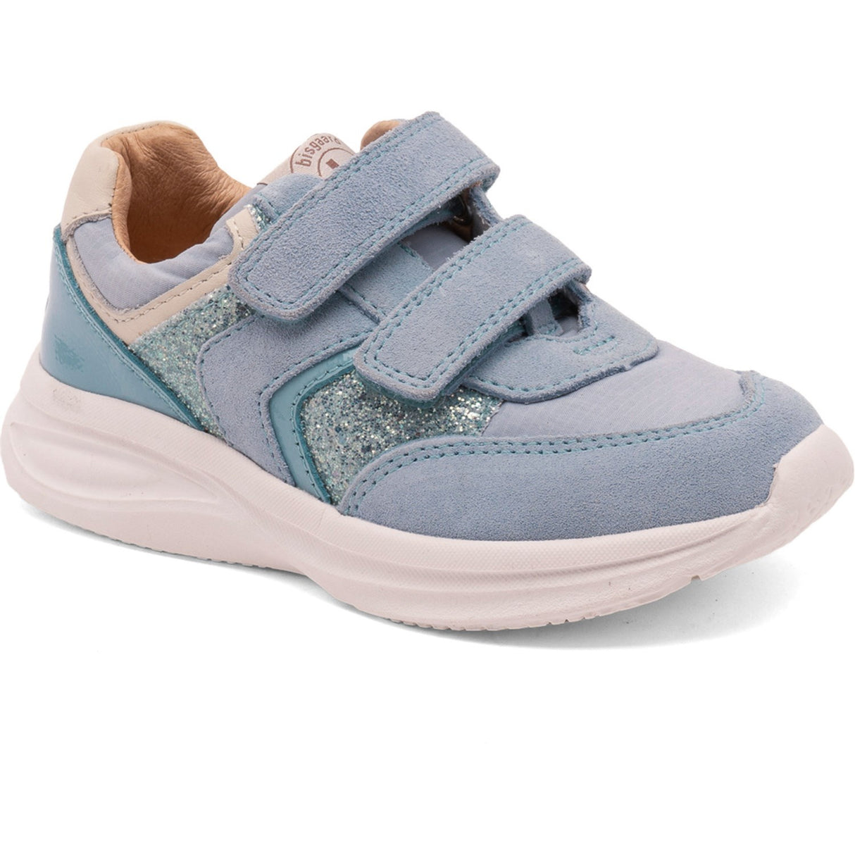 Bisgaard Sky Glitter Yuki Glitter Velcro Shoe