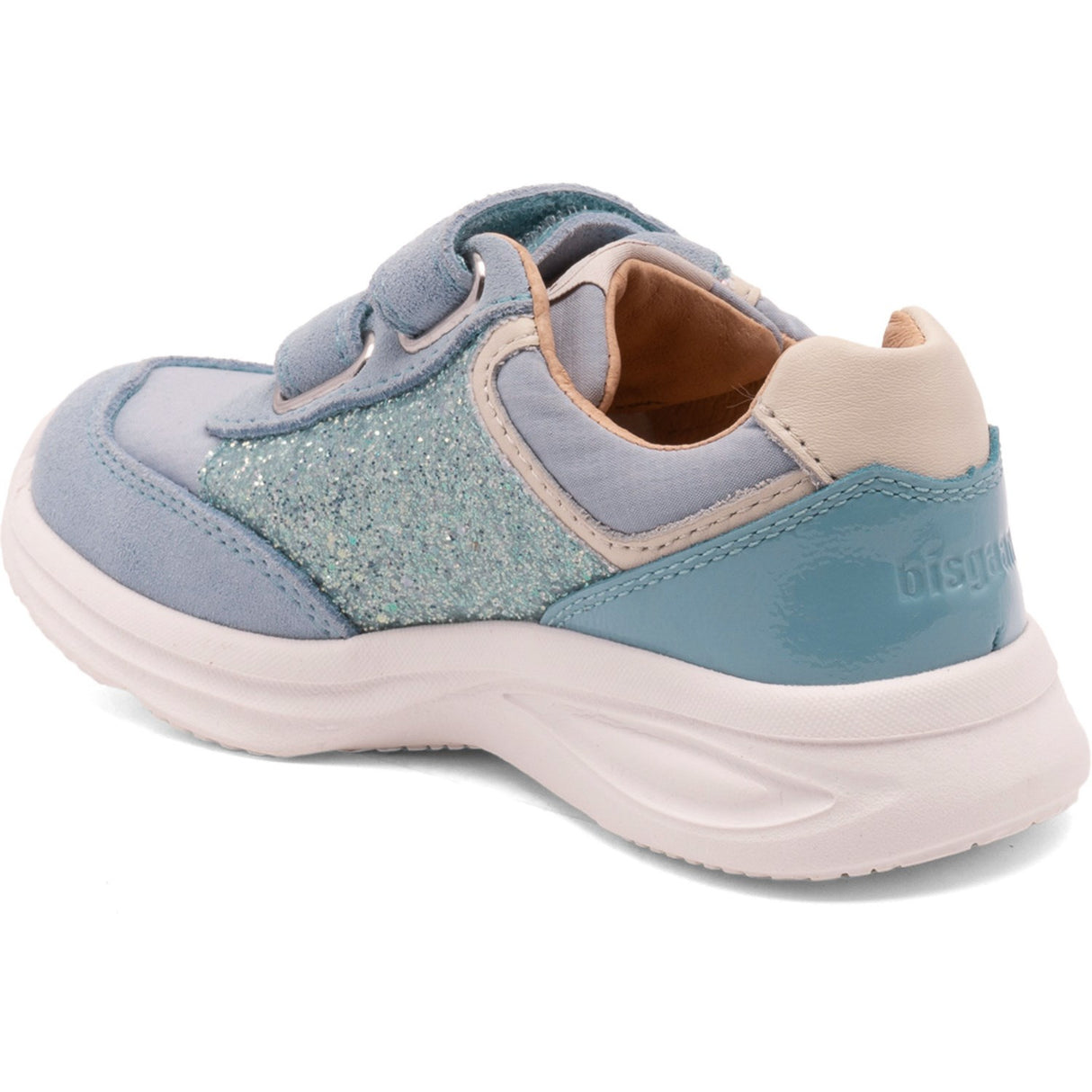 Bisgaard Sky Glitter Yuki Glitter Velcro Shoe