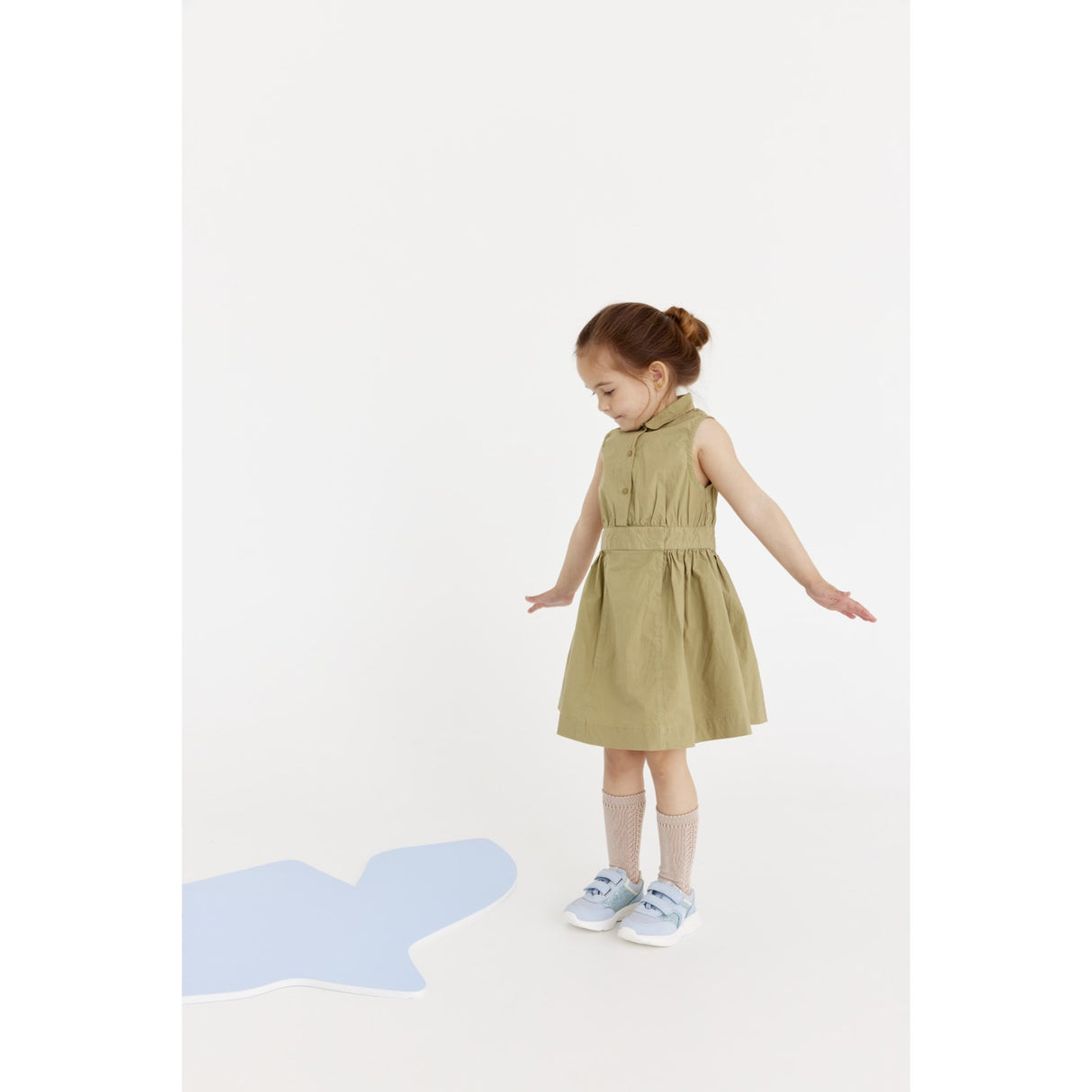 Bisgaard Sky Glitter Yuki Glitter Velcro Shoe