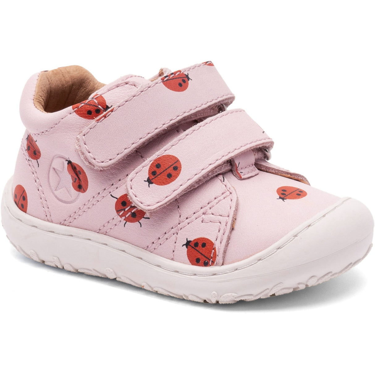 Bisgaard Lady Bugs Barefoot Hale V First Step Shoe