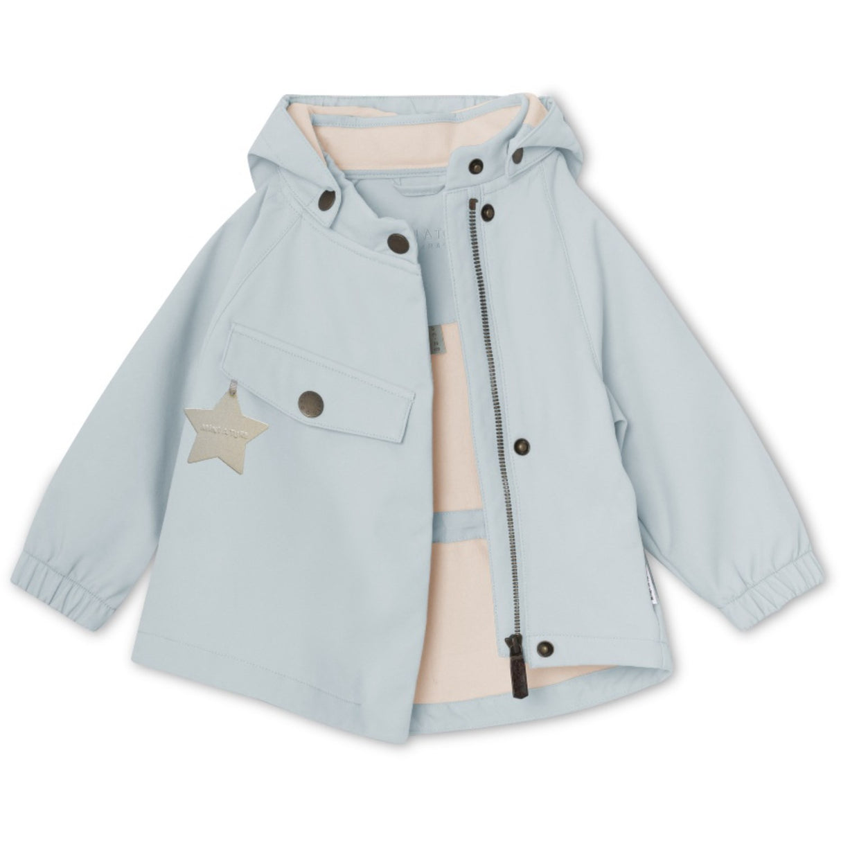 Mini A ture Pearl Blue Wai Spring Softshell Jacket. GRS