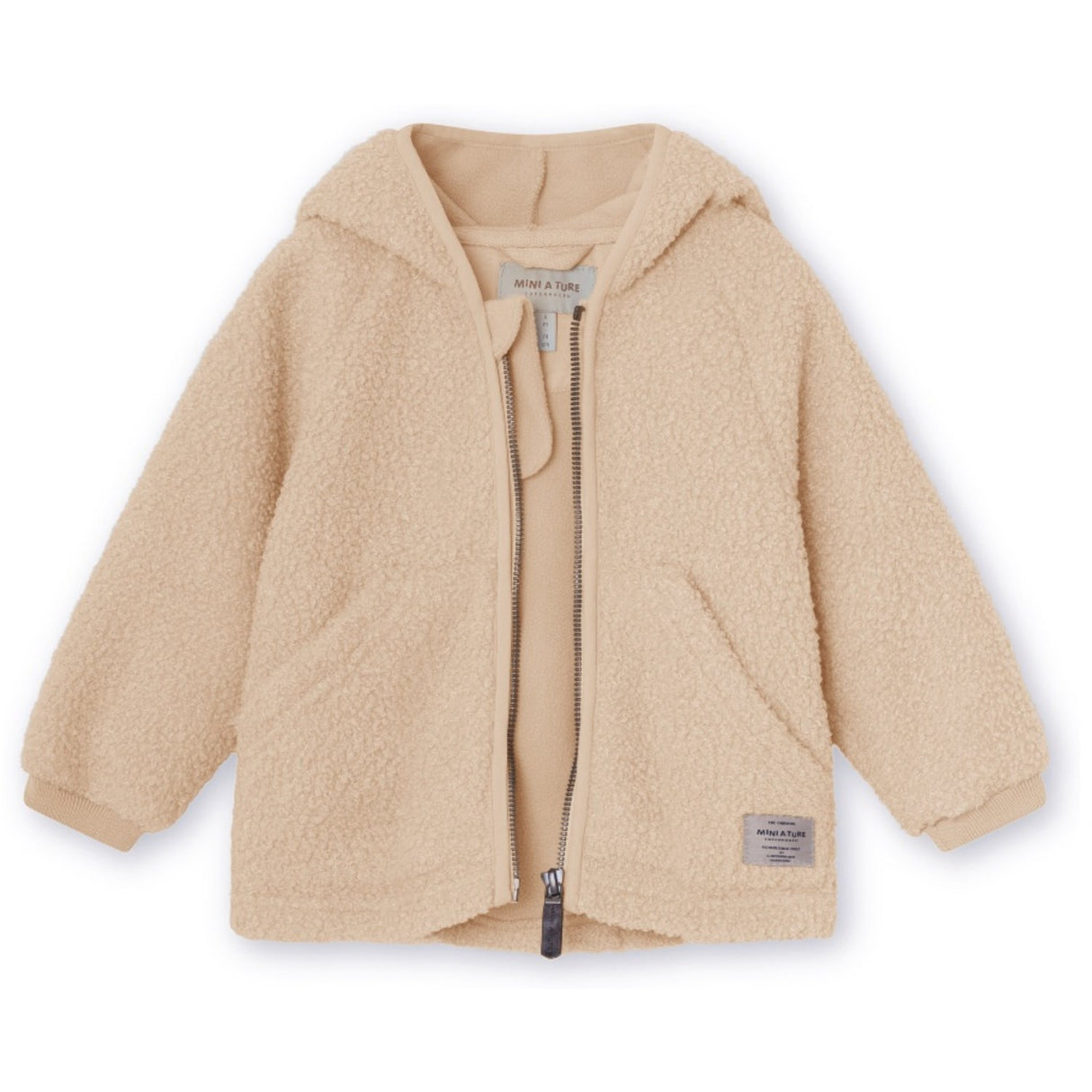 Mini A ture Sesame Liff Teddyfleece Jacket. GRS