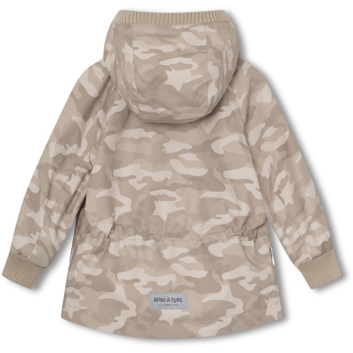 Mini A ture Sand Camo Wally Fleece Lined Printed Spring Jacket.GRS