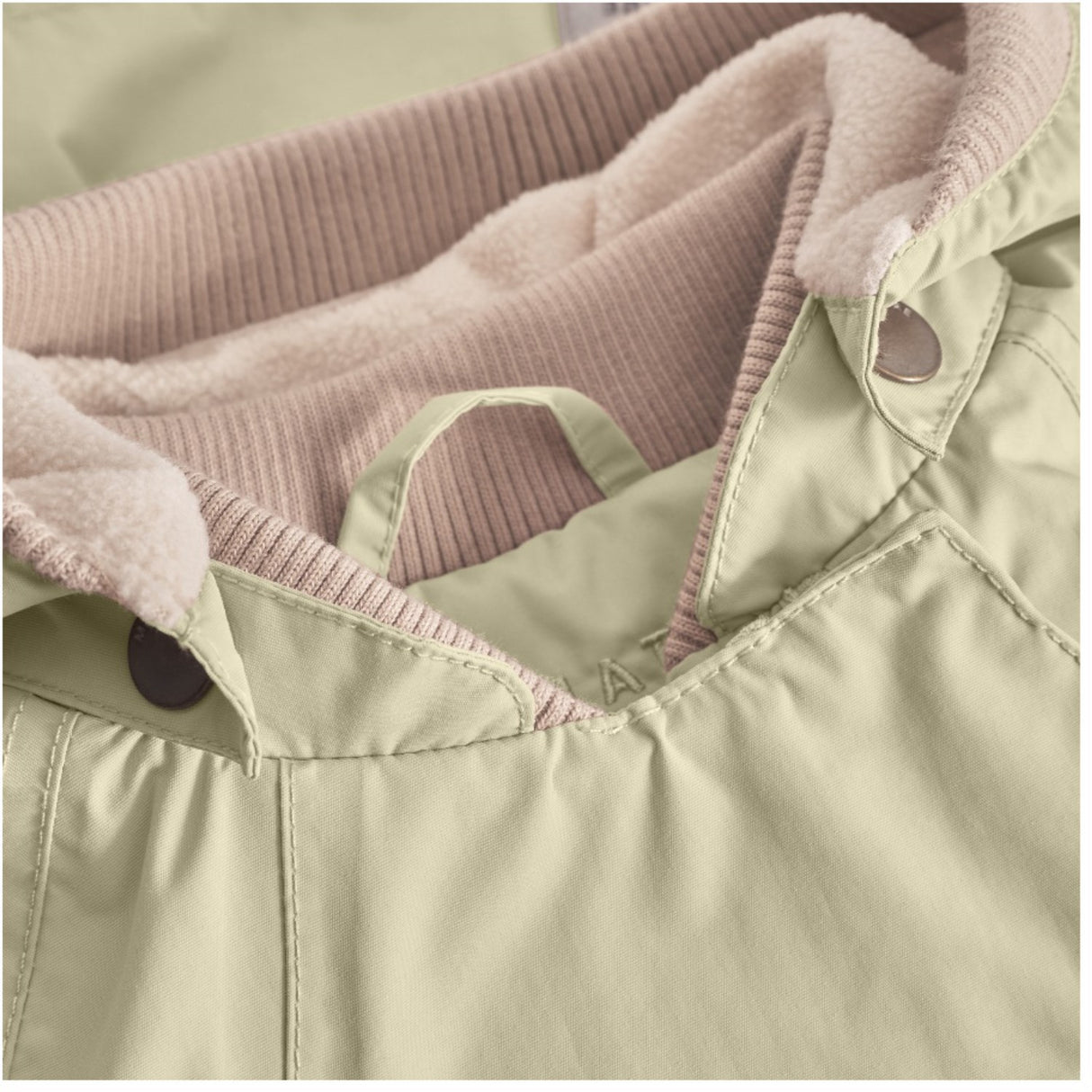 Mini A ture Elm Green Wai Fleece Lined Spring Jacket. GRS