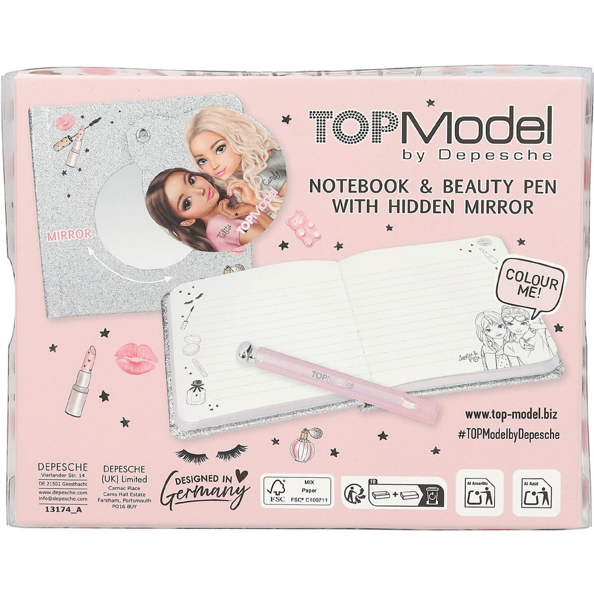 TOPModel Beauty Notebook With Pen