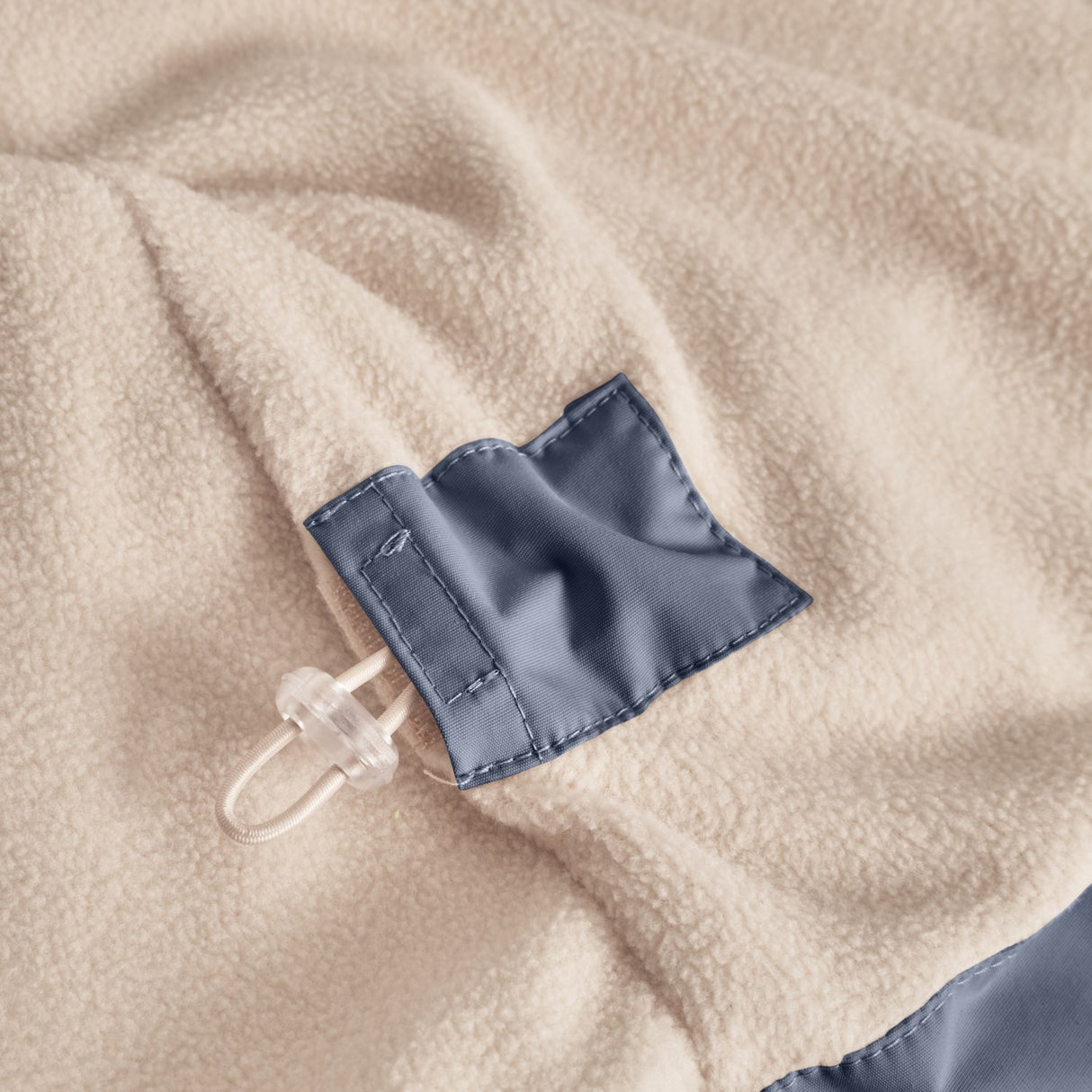 Mini A ture Ombre Blue Wai Fleece Lined Spring Jacket. GRS