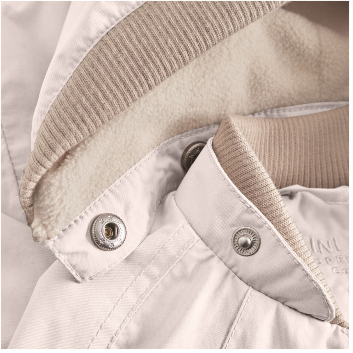 Mini A ture Silver Peony Wai Fleece Lined Spring Jacket. GRS