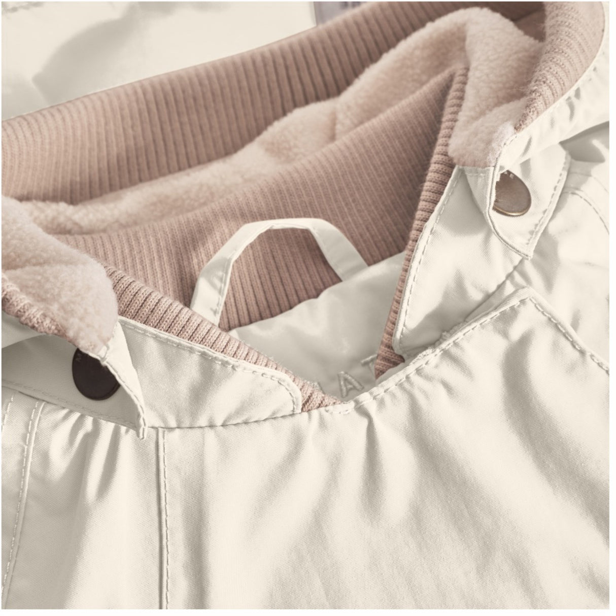 Mini A ture Sandshell Wai Fleece Lined Spring Jacket. GRS