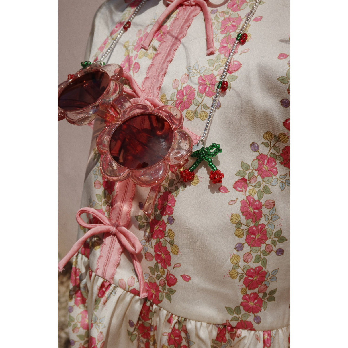 Konges Sløjd Glitter Rose Sunglasses Junior Flower