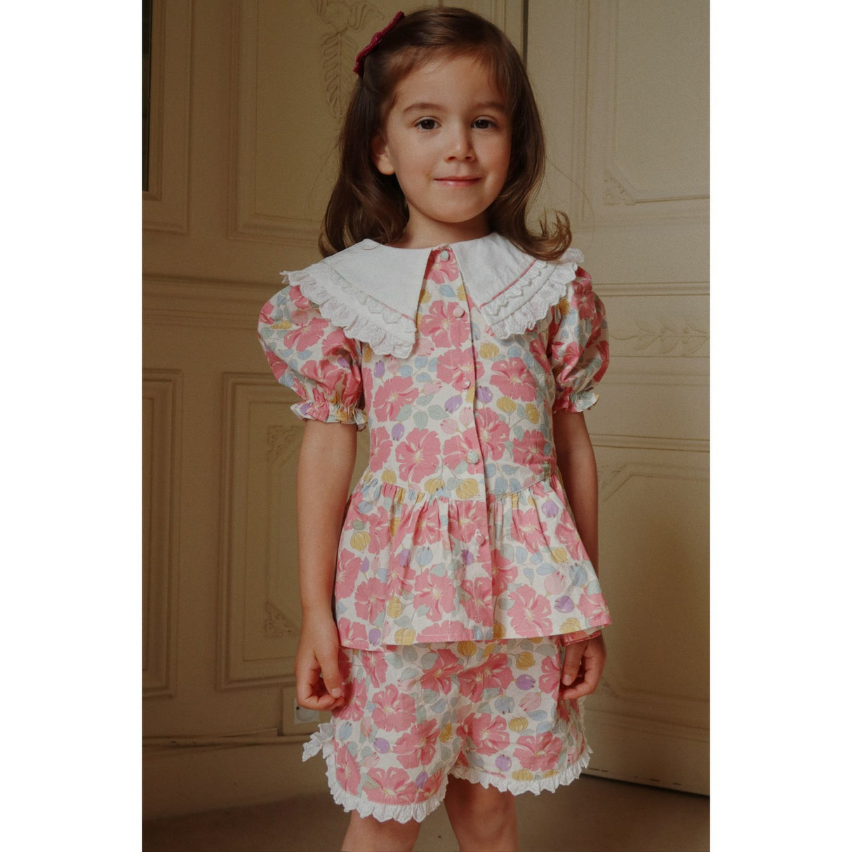 Konges Sløjd Fleur Anglaise Coeur Collar Shirt Gots