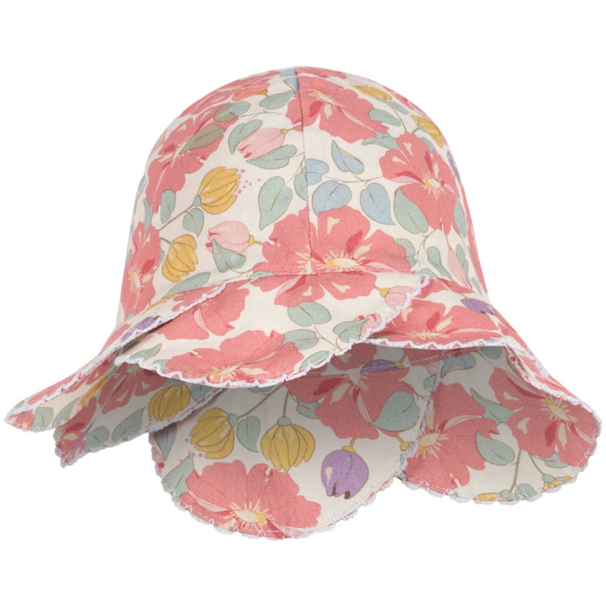 Konges Sløjd Fleur Anglaise Coeur Scallop Solhat GOTS