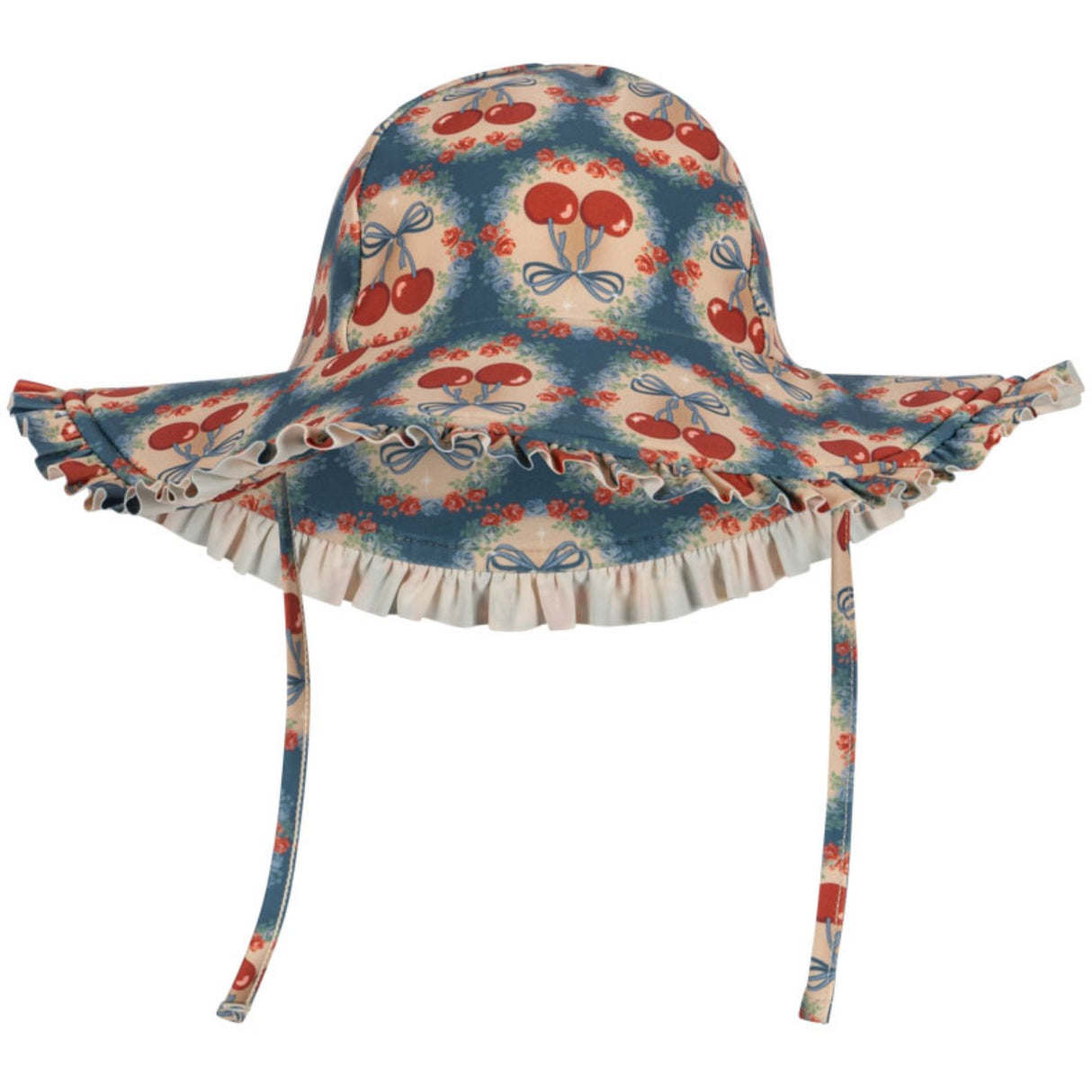 Konges Sløjd Cherry Bow Blue Maya Swim Hat Grs
