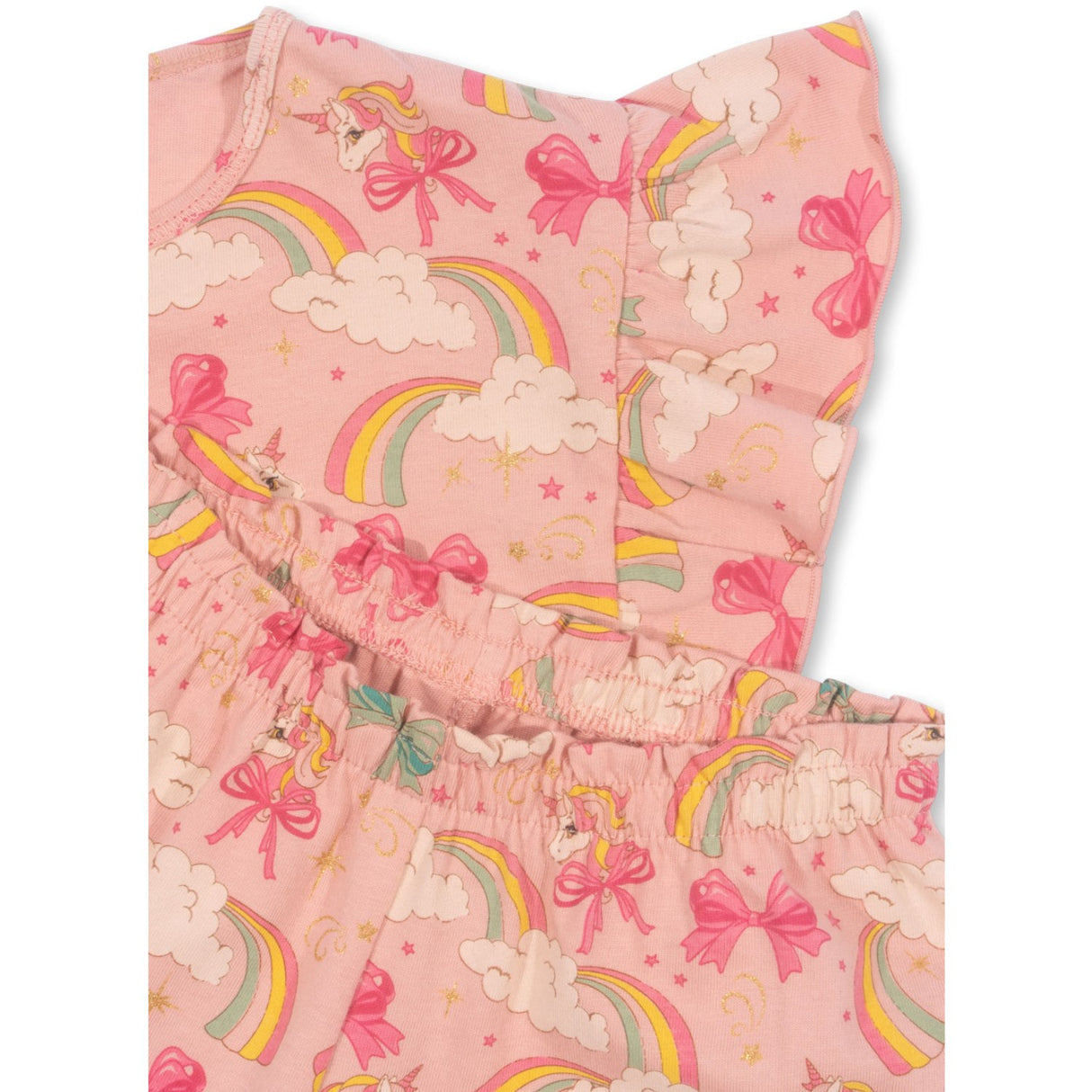 Konges Sløjd Rainbow Bow Lin Frill Set Gots