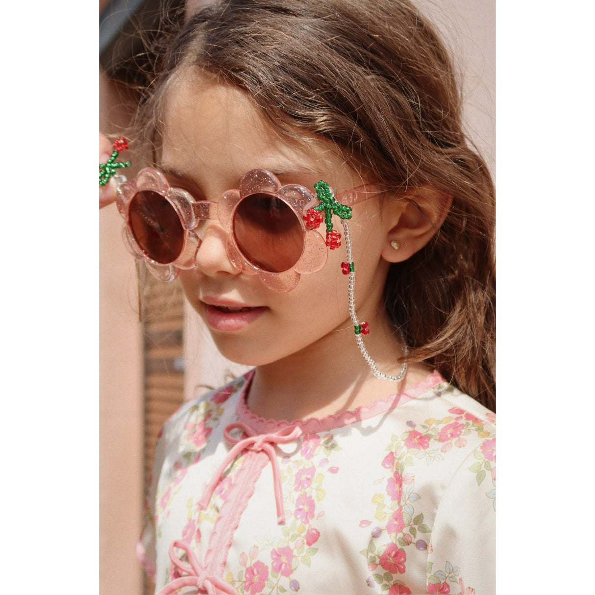 Konges Sløjd Glitter Rose Sunglasses Junior Flower