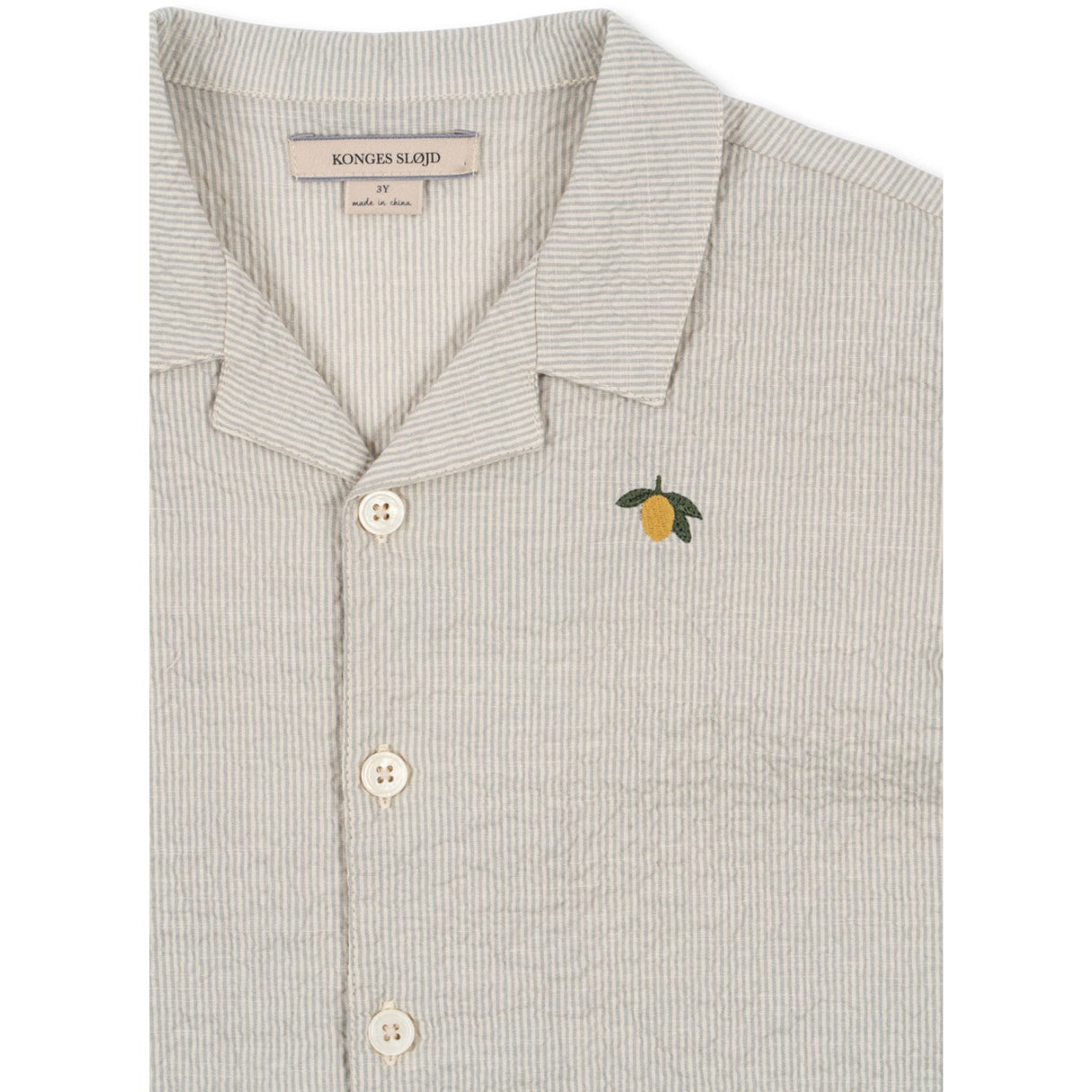 Konges Sløjd Quarry Stripe Elliot Ss Shirt Gots