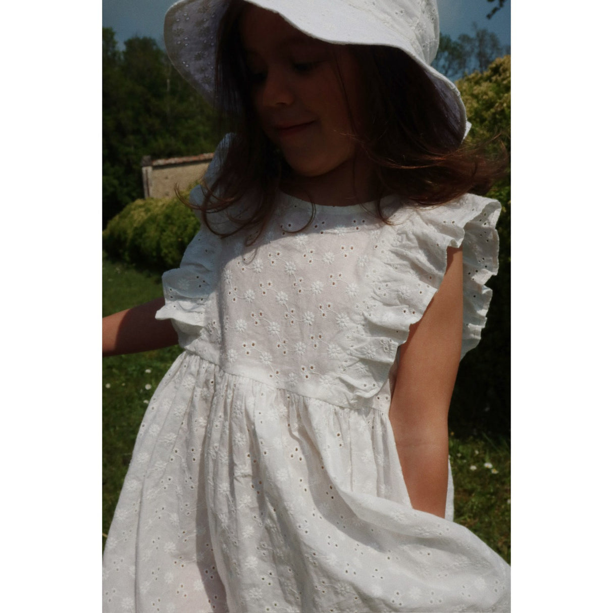 Konges Sløjd Optic White Lacey Dress