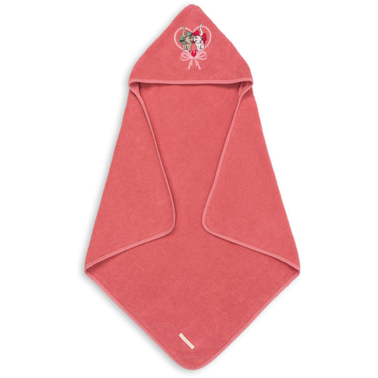 Konges Sløjd Flamingo Plume Terry Towel Embroidery Gots