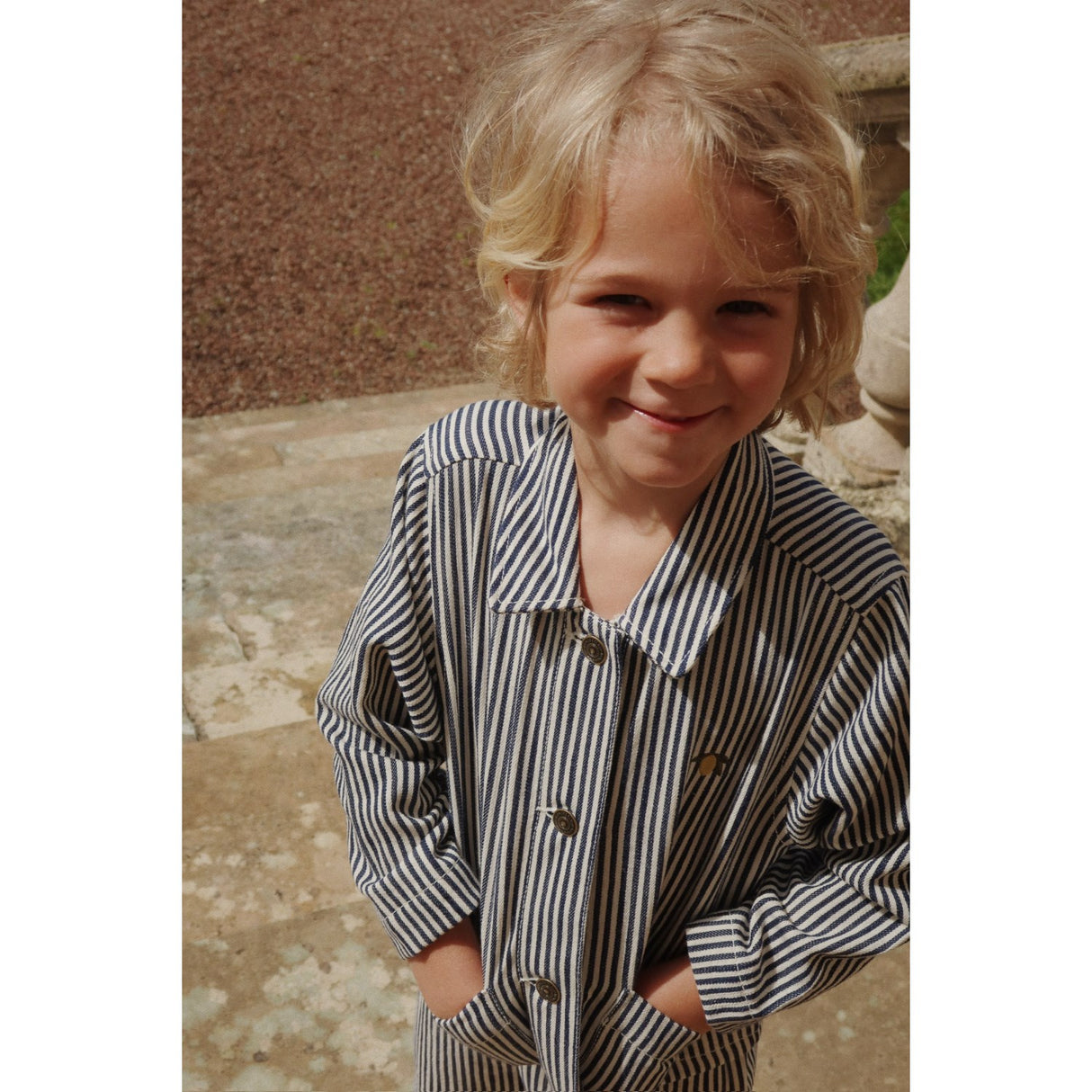 Konges Sløjd Naval Stripe Fender Jacket Gots