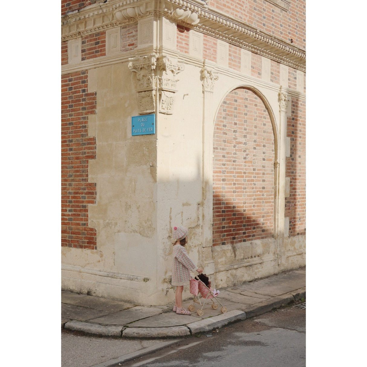 Konges Sløjd Lacy Pink Doll Stroller