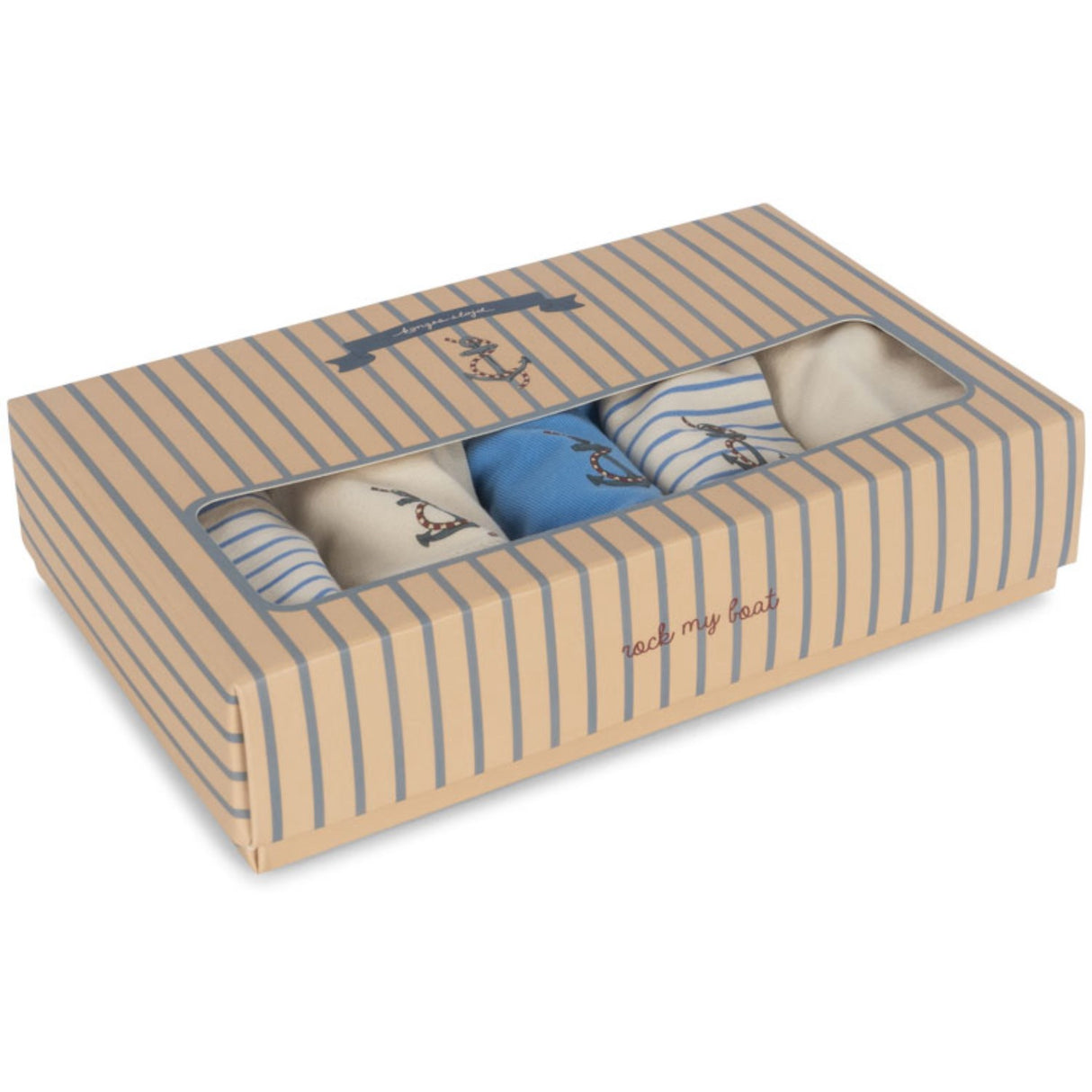 Konges Sløjd Stripe Provence Mix Basic 5 Pack Boy Boxers Gots