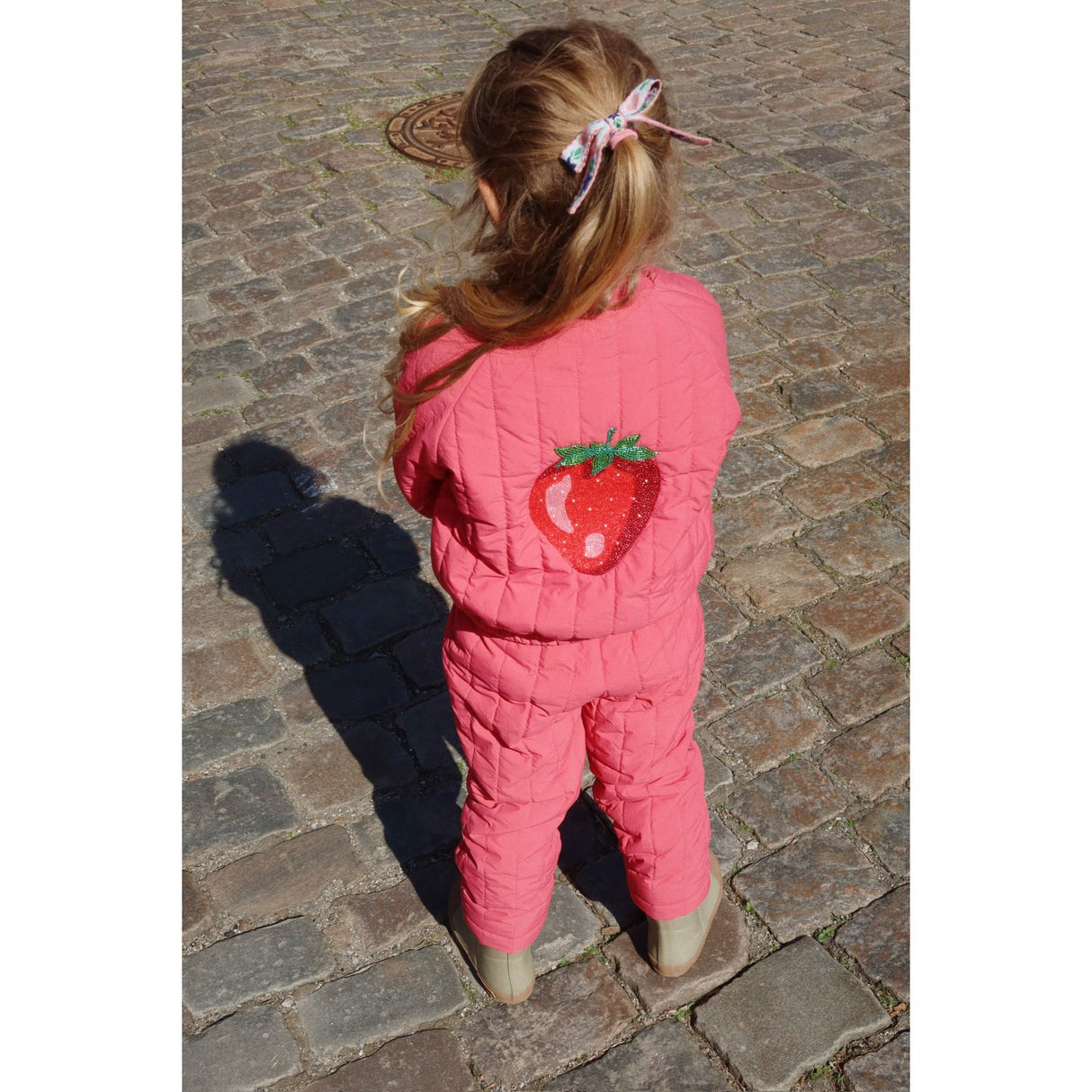 Konges Sløjd Raspberry Wine Juno Sparkle Bomber Jacket