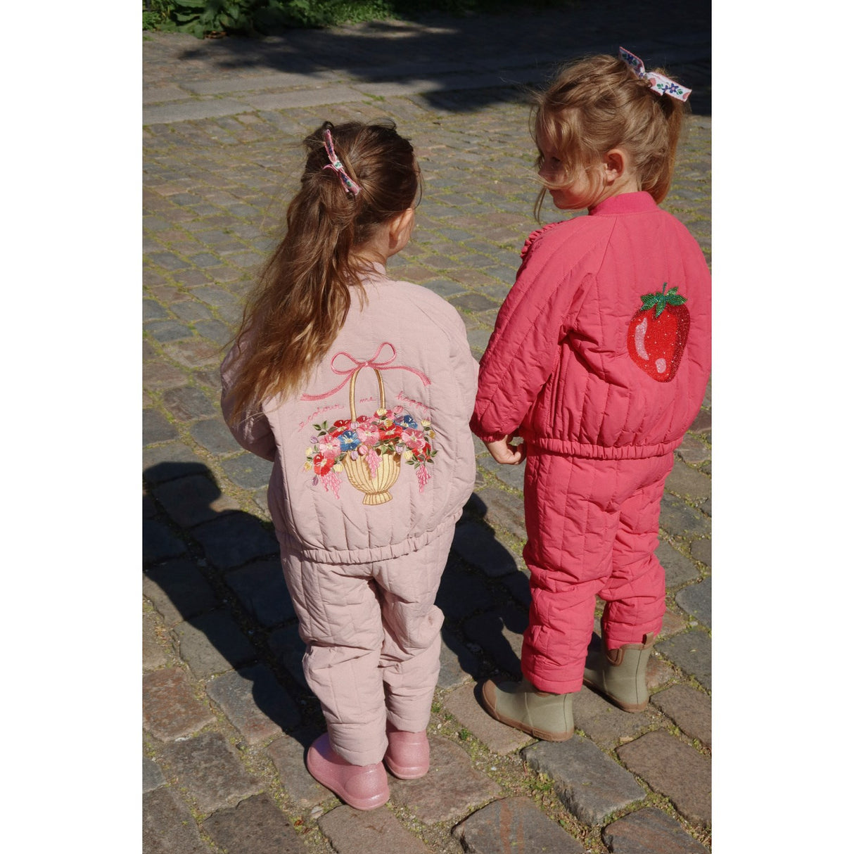 Konges Sløjd Raspberry Wine Juno Sparkle Bomber Jacket