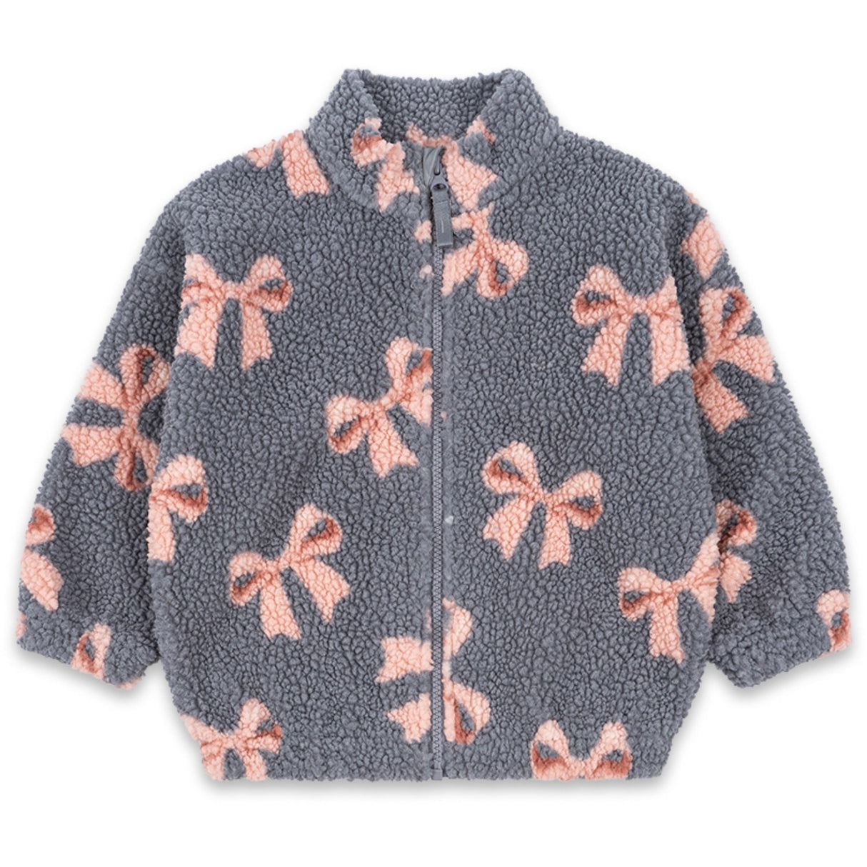 Konges Sløjd Bella Blue Bow Jody Teddy Jacket Grs