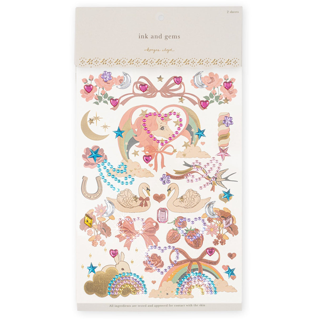 Konges Sløjd Girl Gem Stones And Tattoos