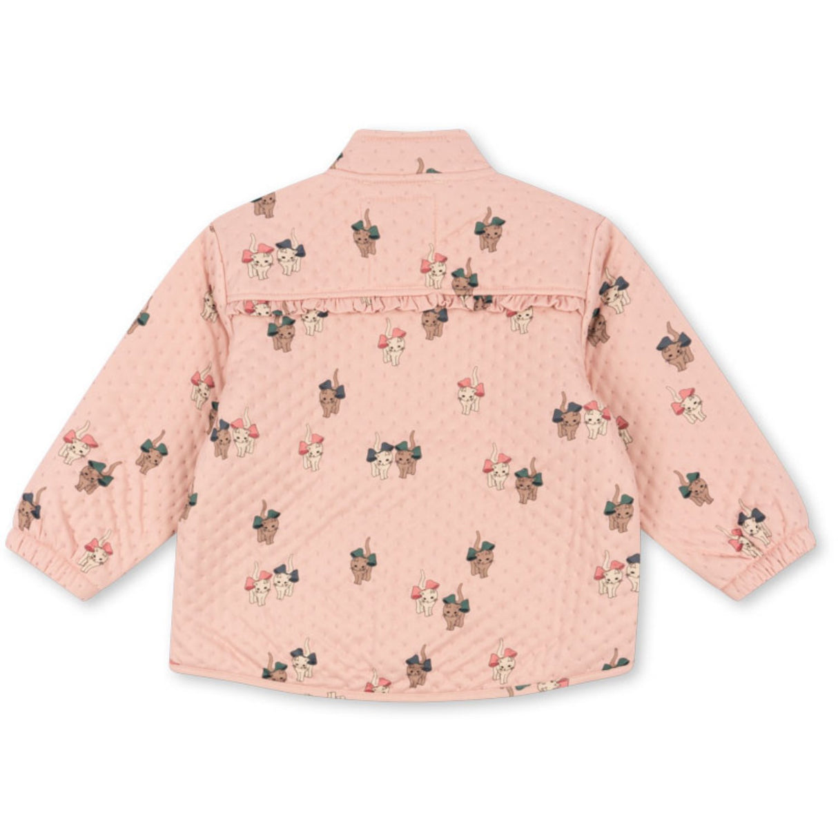 Konges Sløjd Bow Kitty Pink Thermo Frill Jacket Grs