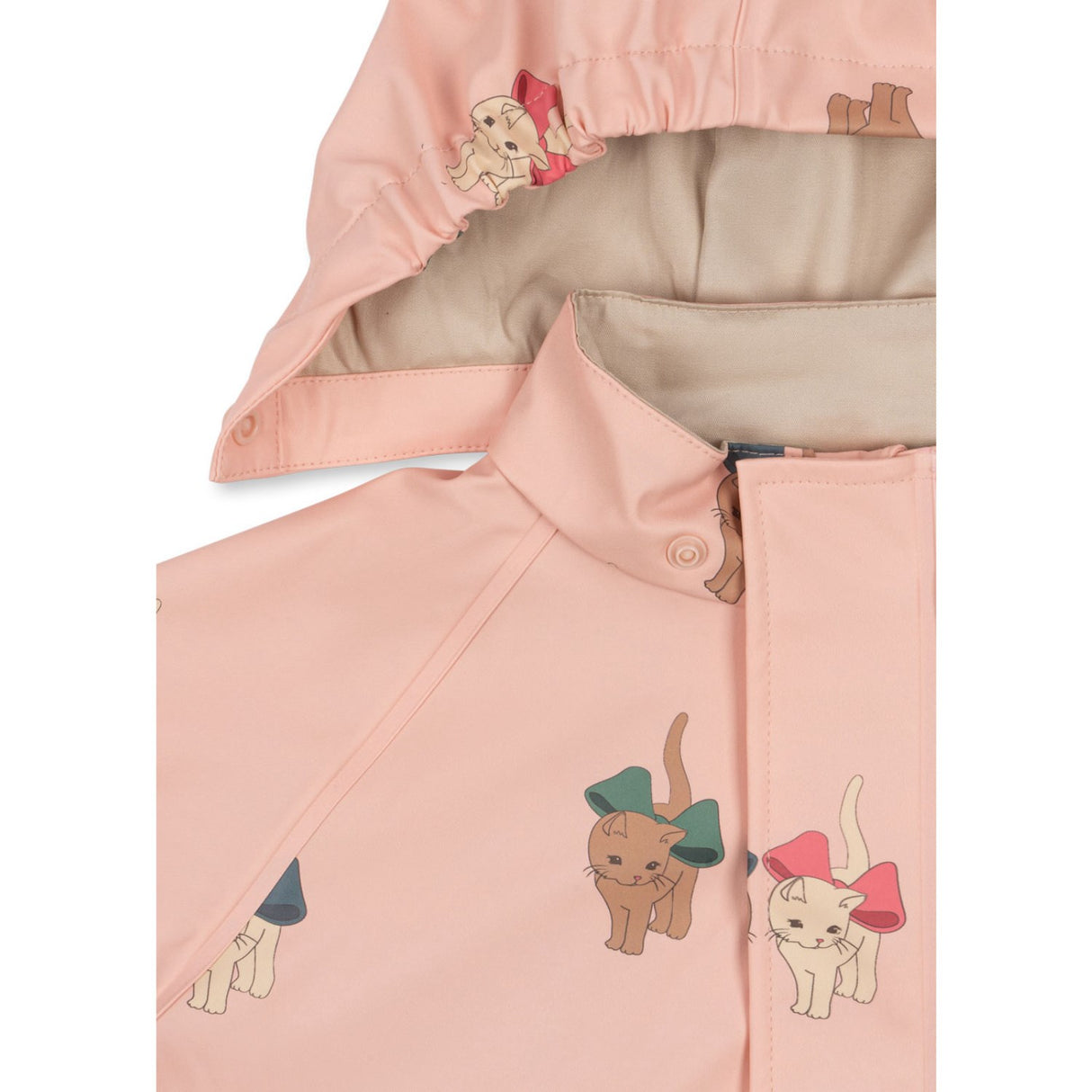 Konges Sløjd Bow Kitty Pink Rainy Palme Set Girl